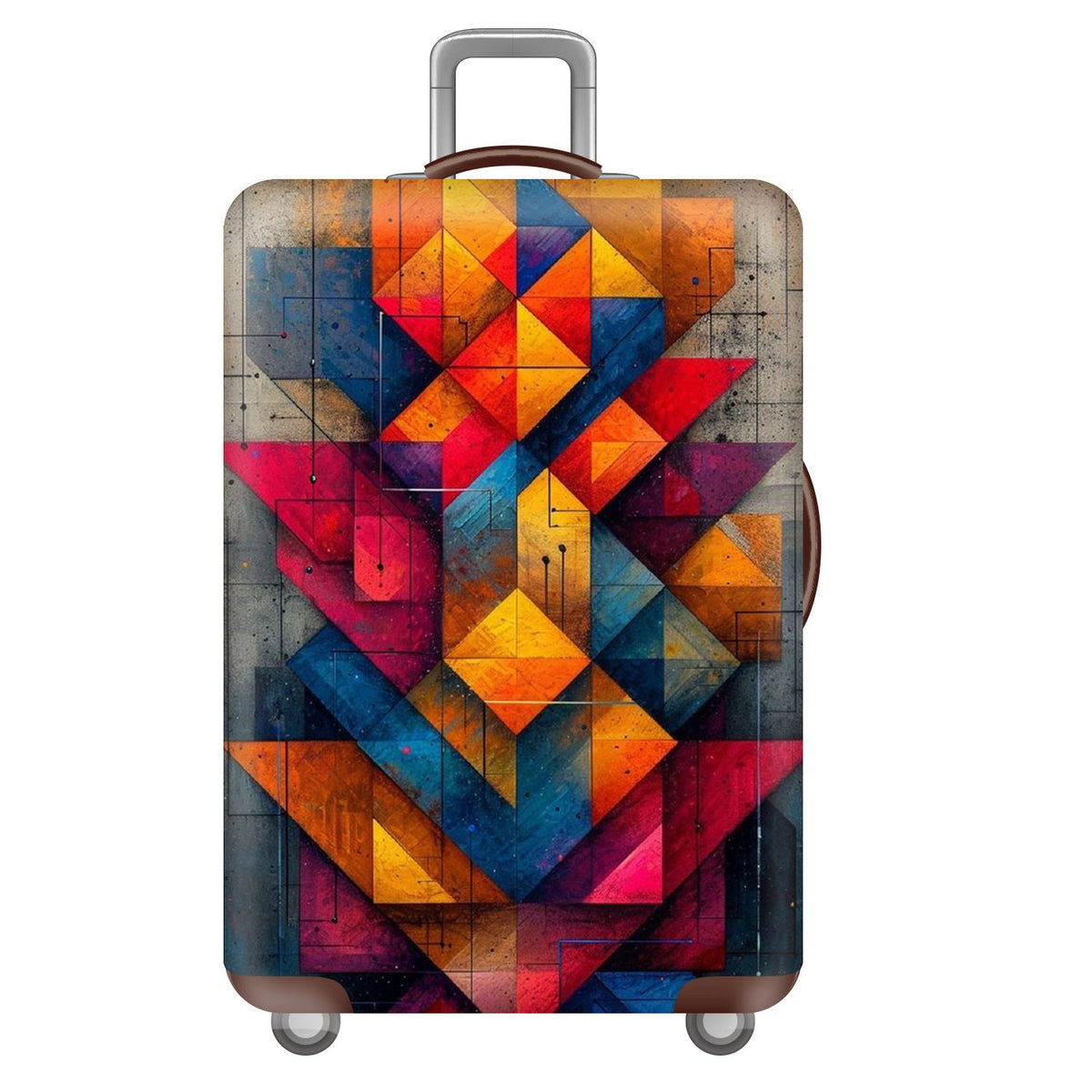 Unisex nan robust Hartschalen luggage cover and car emblem motif LoungeYard — product view 5