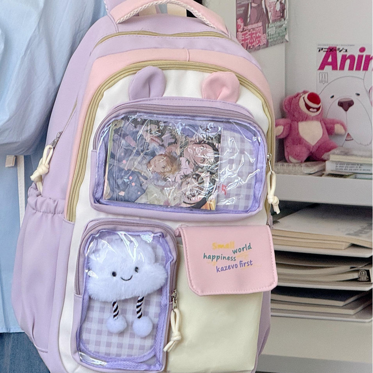 Cute Plush-Themed Backpack LoungeYard — product view 6