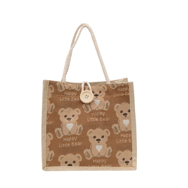 Shoulder bag with sweet bear motif LoungeYard — product view 6
