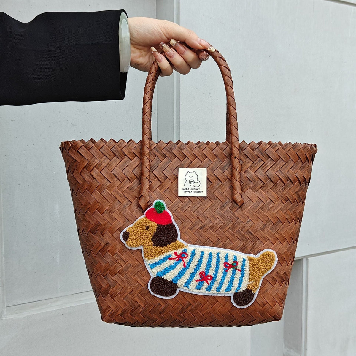Handcrafted Basket Bag Made of High-Quality Material LoungeYard — product view 3
