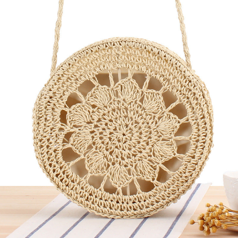 Round Macrame Shoulder Bag LoungeYard — product view 6