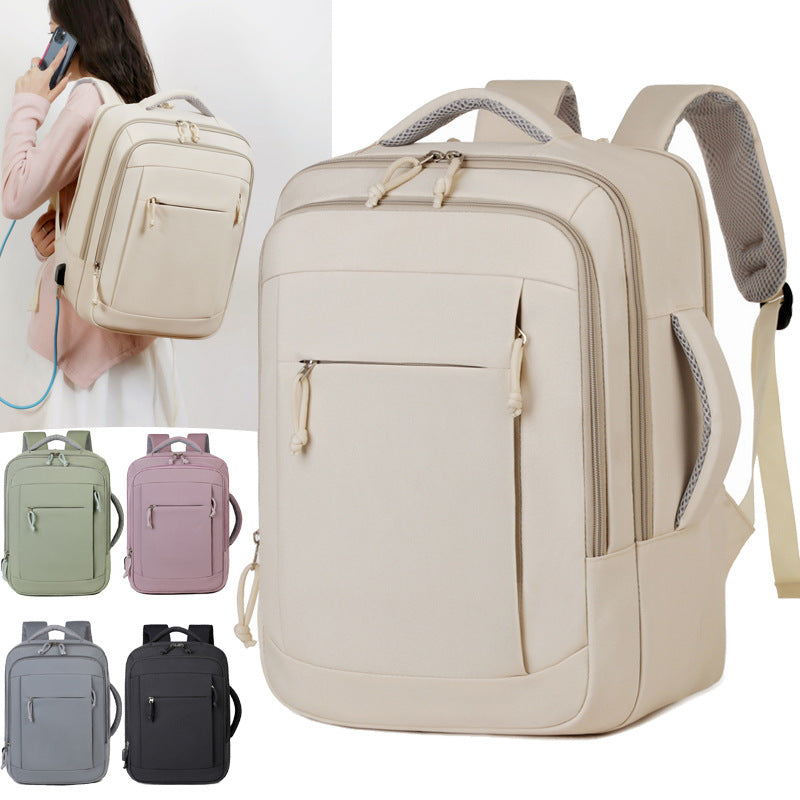 Elegant Laptop Backpack with Versatile Organizational Compartments LoungeYard — product view 1