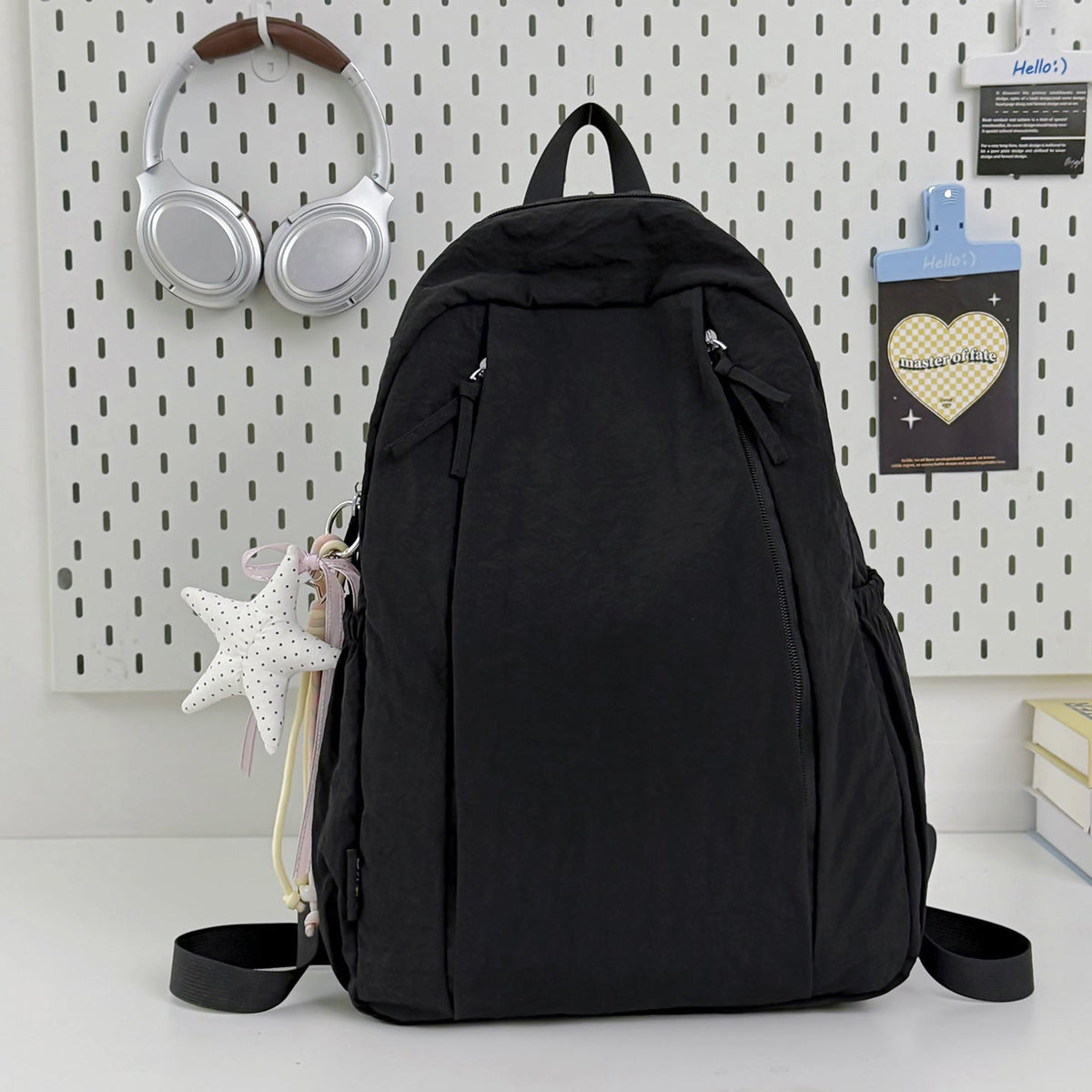 Lightweight Zip-Up Travel Backpack LoungeYard — product view 7