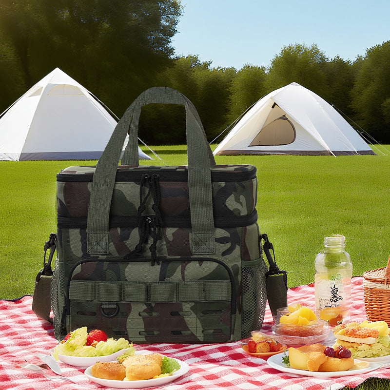 Insulated tote bag with additional compartment LoungeYard — product view 2
