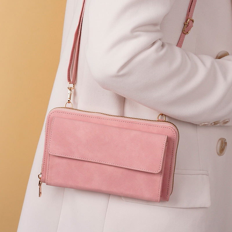 Handbag with multifunctional compartments and removable shoulder strap LoungeYard — product view 1
