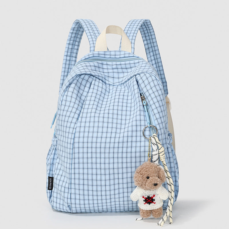 Checked Pattern Backpack — product view 2