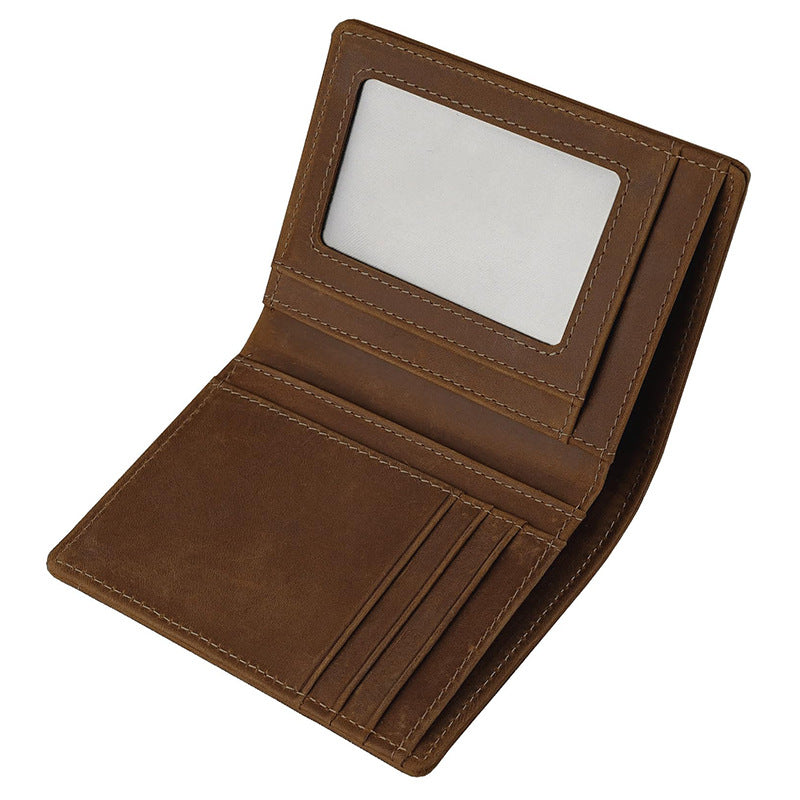 Premium Multi-Card Leather Wallet LoungeYard — product view 1