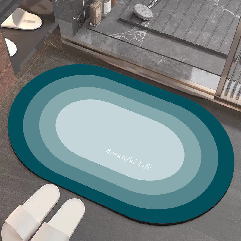 Modern Layered Bathroom Mat LoungeYard — product view 3