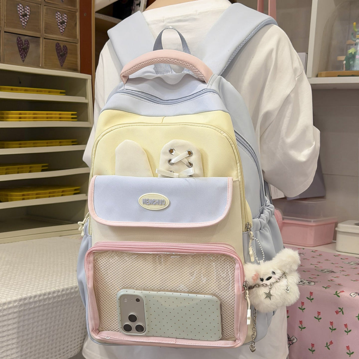 Multi-Functional Backpack with Enhanced Storage Features LoungeYard — product view 2