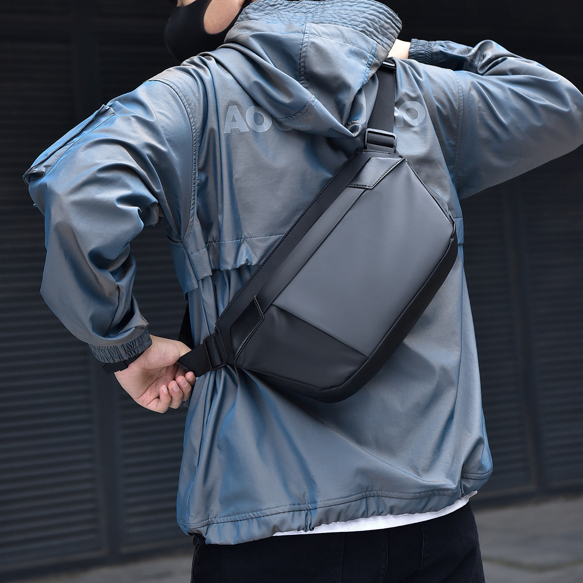 Functional Waterproof Messenger Bag LoungeYard — product view 2