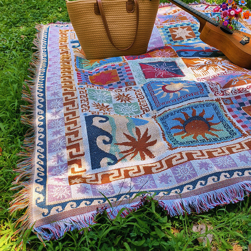 Decorative Outdoor Tapestry Blanket — product view 3