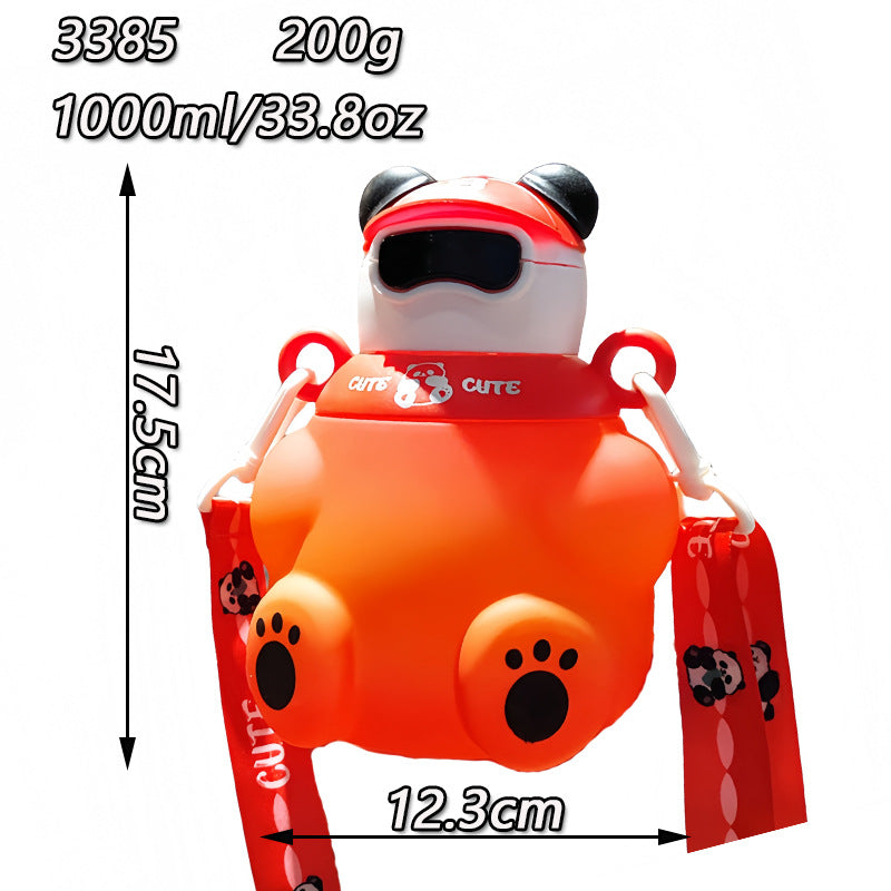 Women funny water bottle LoungeYard — product view 4