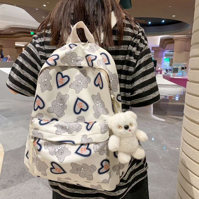 Cute Teddy Bear-Themed Backpack — product view 3