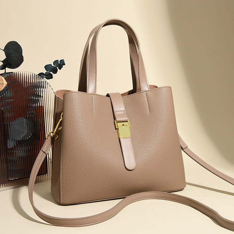 Textured Structured Handbag LoungeYard — product view 3