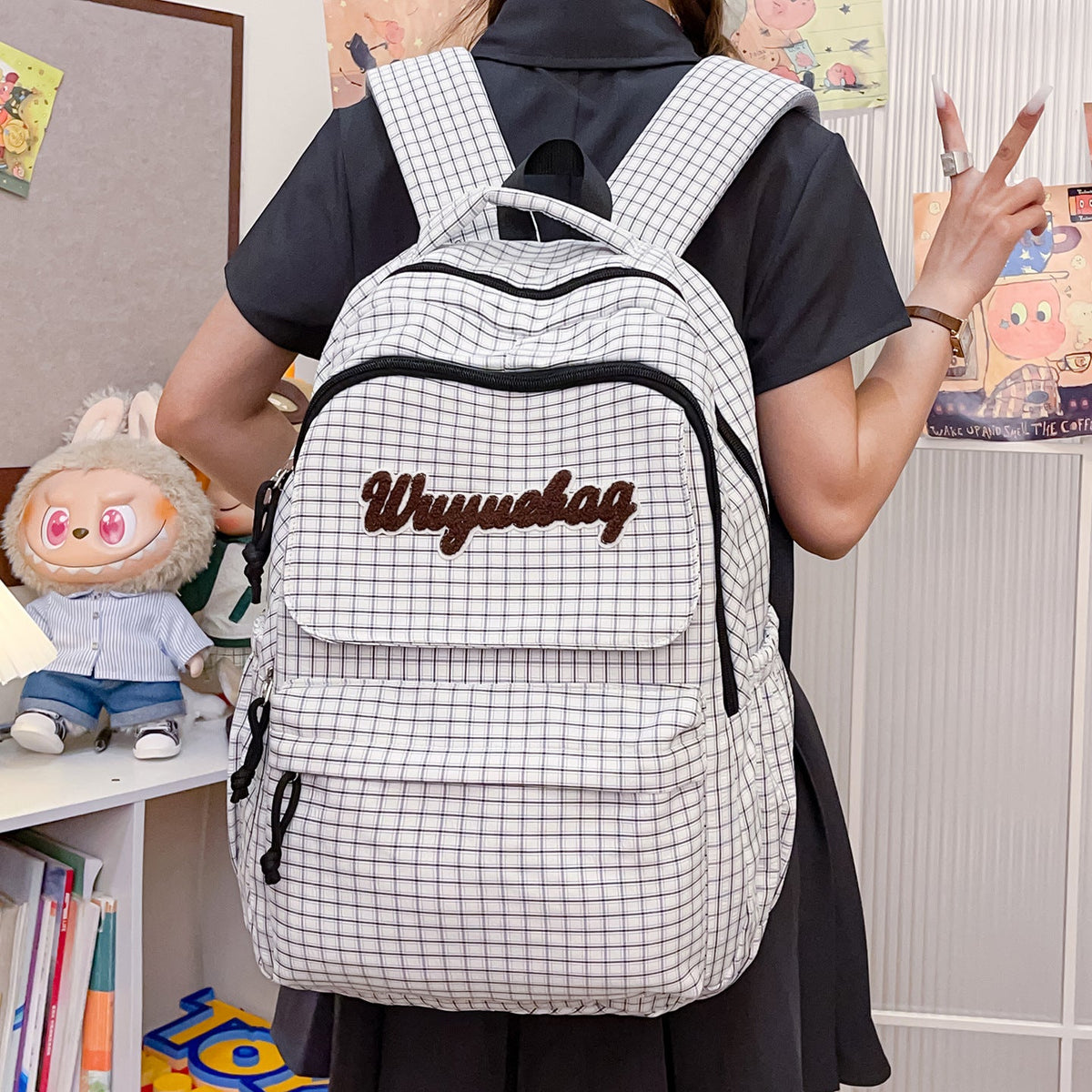 Multi-Pocket Structured Backpack LoungeYard — product view 2