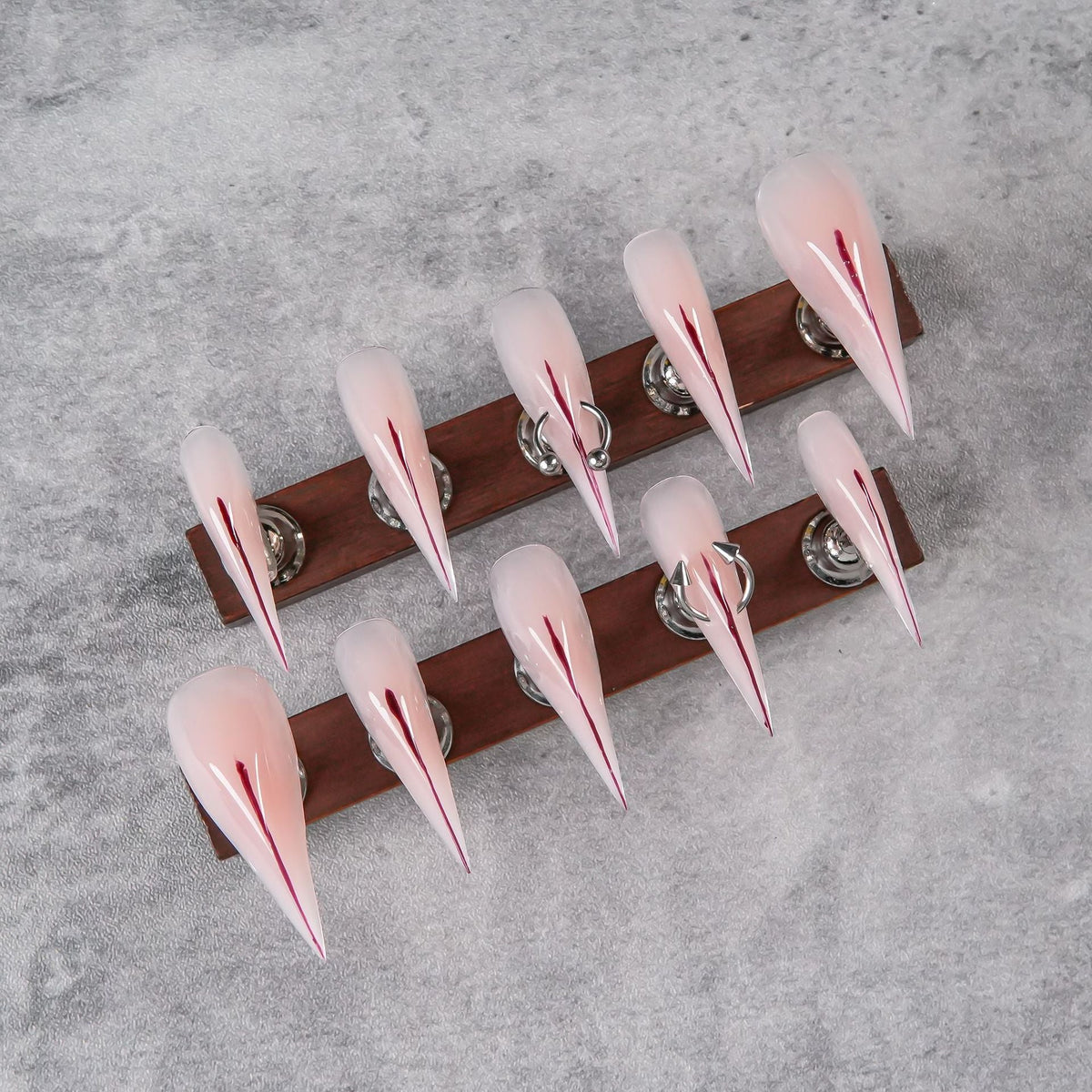 Sharp Stiletto Press-On Nail Enhancements — product view 3
