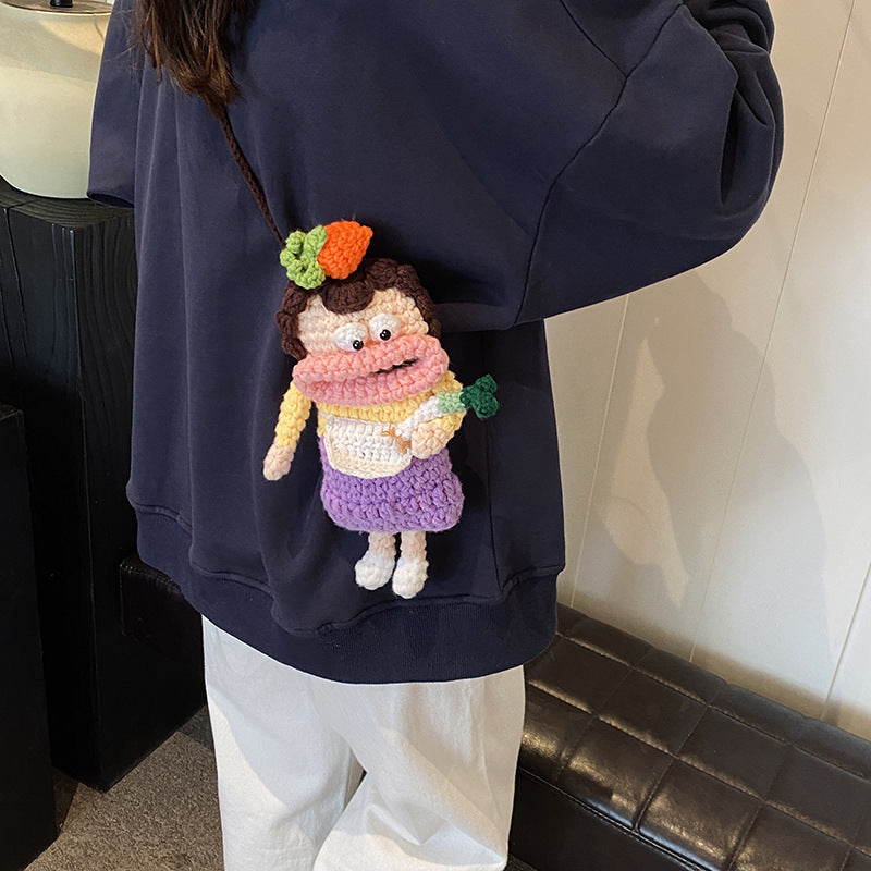 Playful Crochet Character Backpack — product view 1