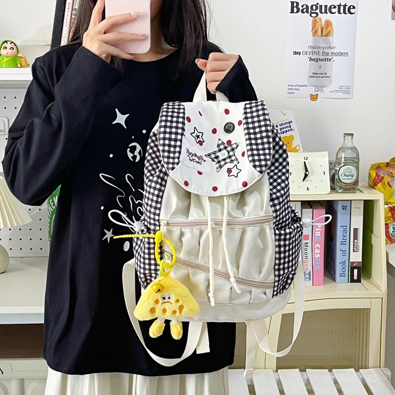 Playful Graphic Drawstring Backpack LoungeYard — product view 1