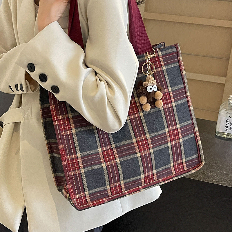 Plaid Tote Bag — product view 6