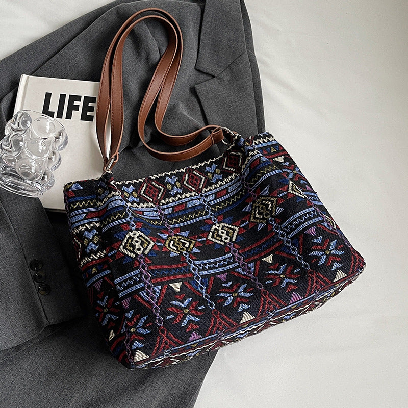 Bohemian Style Woven Handbag — product view 7