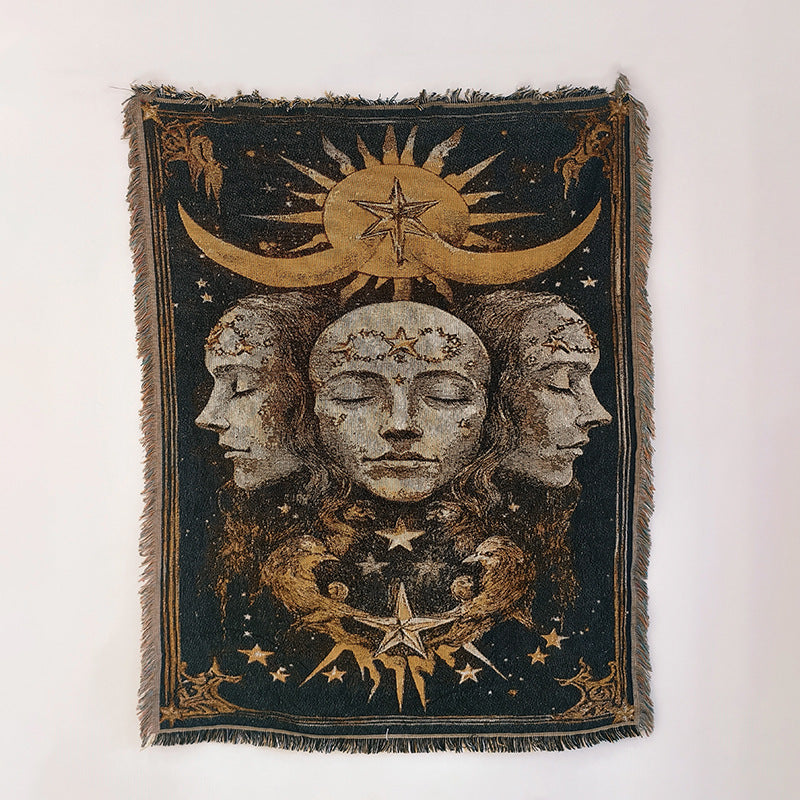 Astrological Themed Tapestry Blanket — product view 6