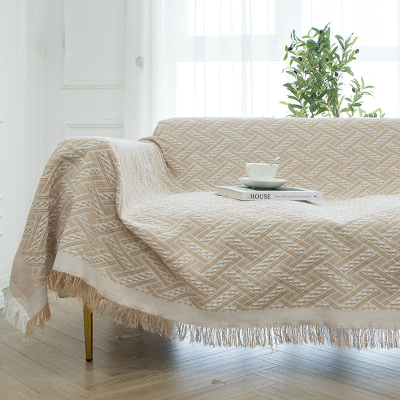 Decorative Woven Throw Blanket — product view 1