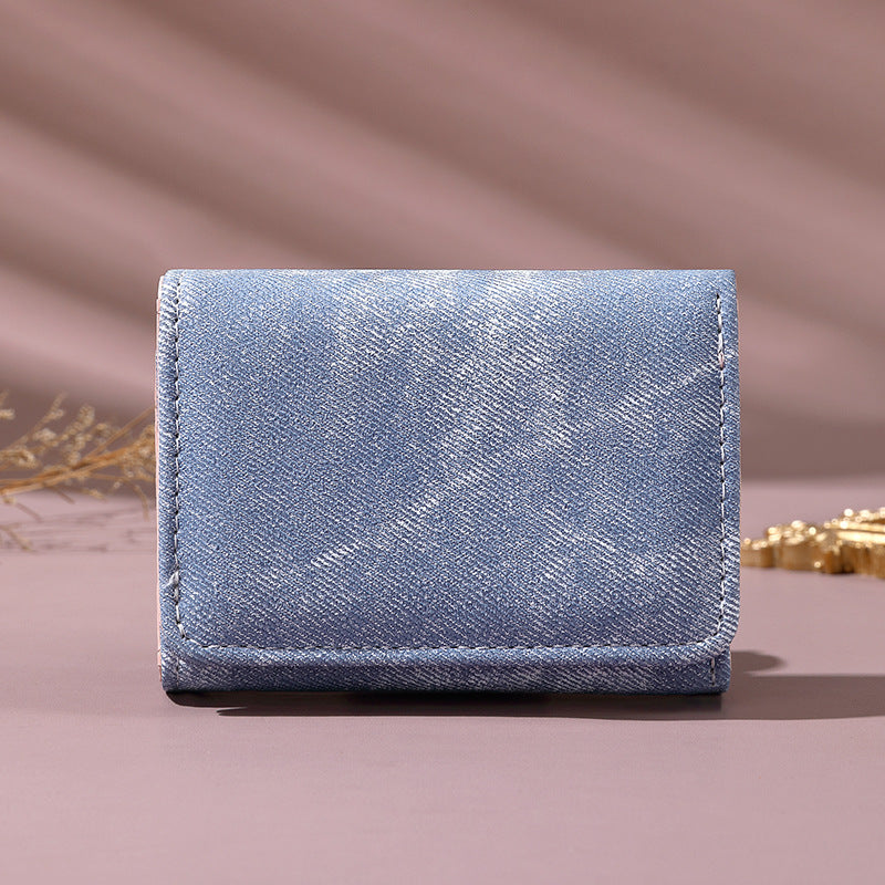 Stylish Denim Wallet — product view 1