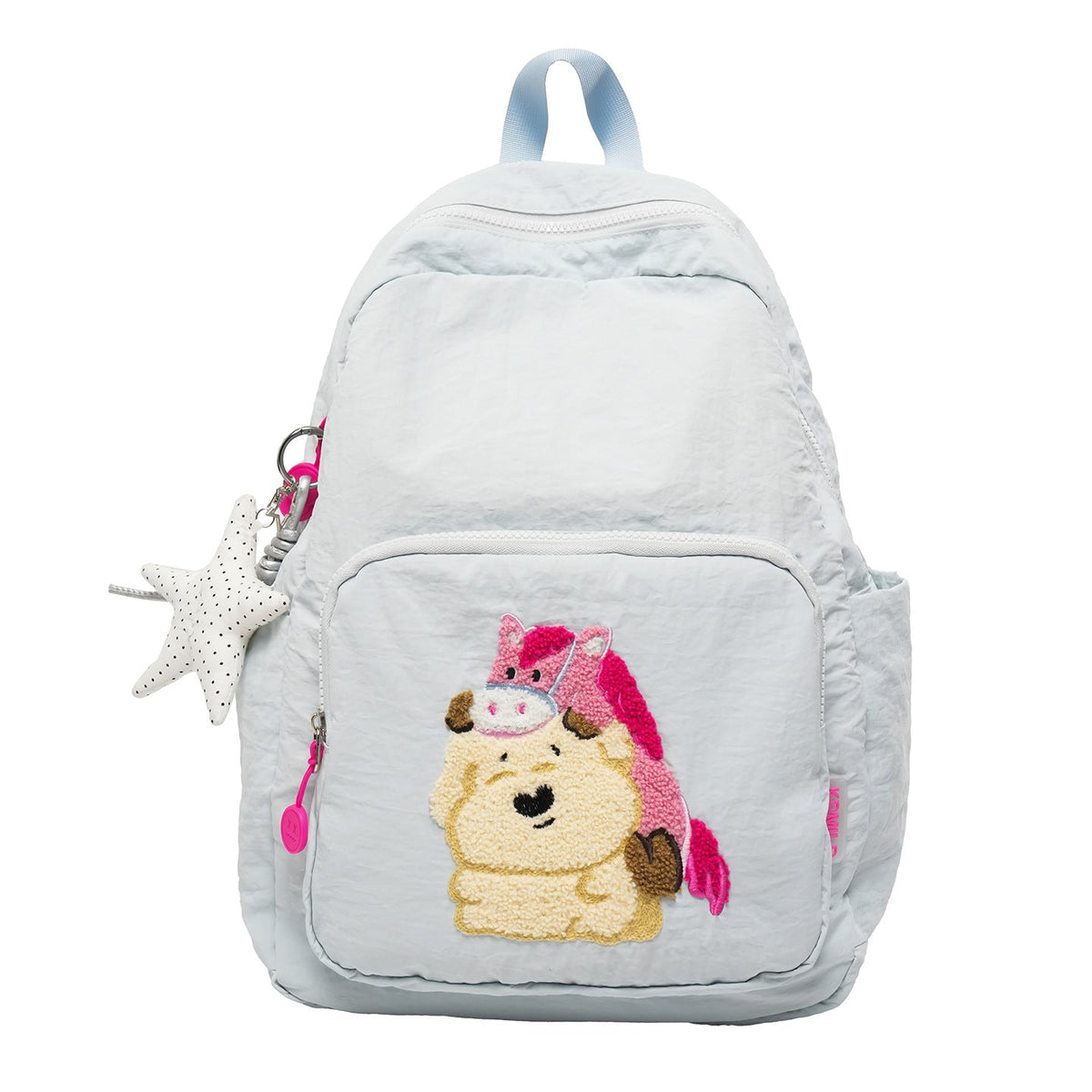 Playful Animal-Theme Embroidered Backpack LoungeYard — product view 5