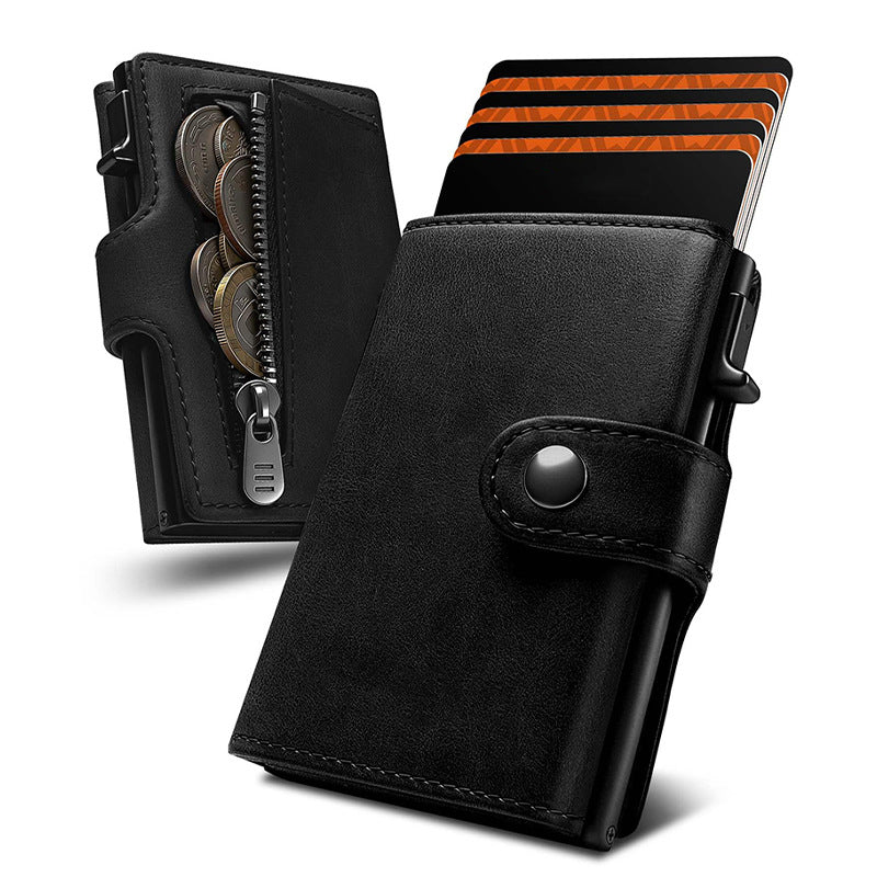Stylish Multi-Function Leather Wallet LoungeYard — product view 2