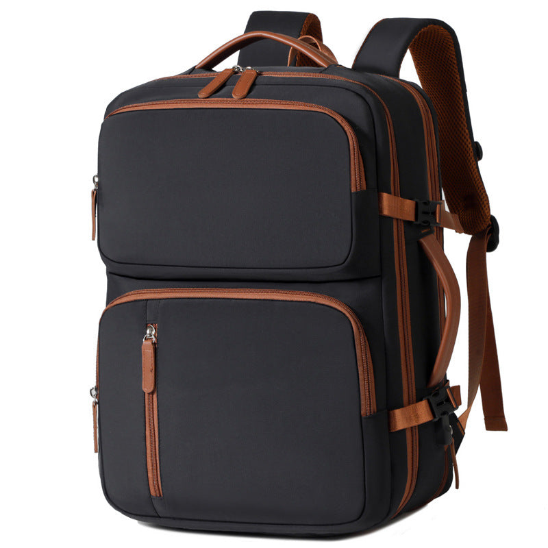 Elegant backpack with multifunctional compartments LoungeYard — product view 3