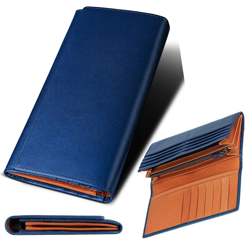 Spacious Multi-Compartment Leather Wallet LoungeYard — product view 2
