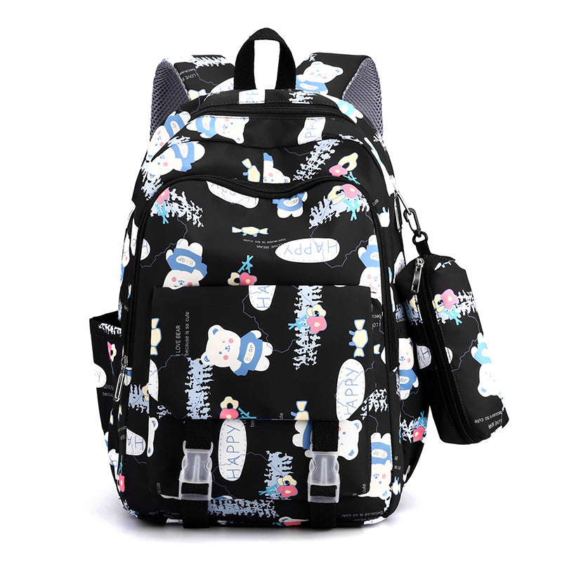 Playful Graphic Print Backpack — product view 2