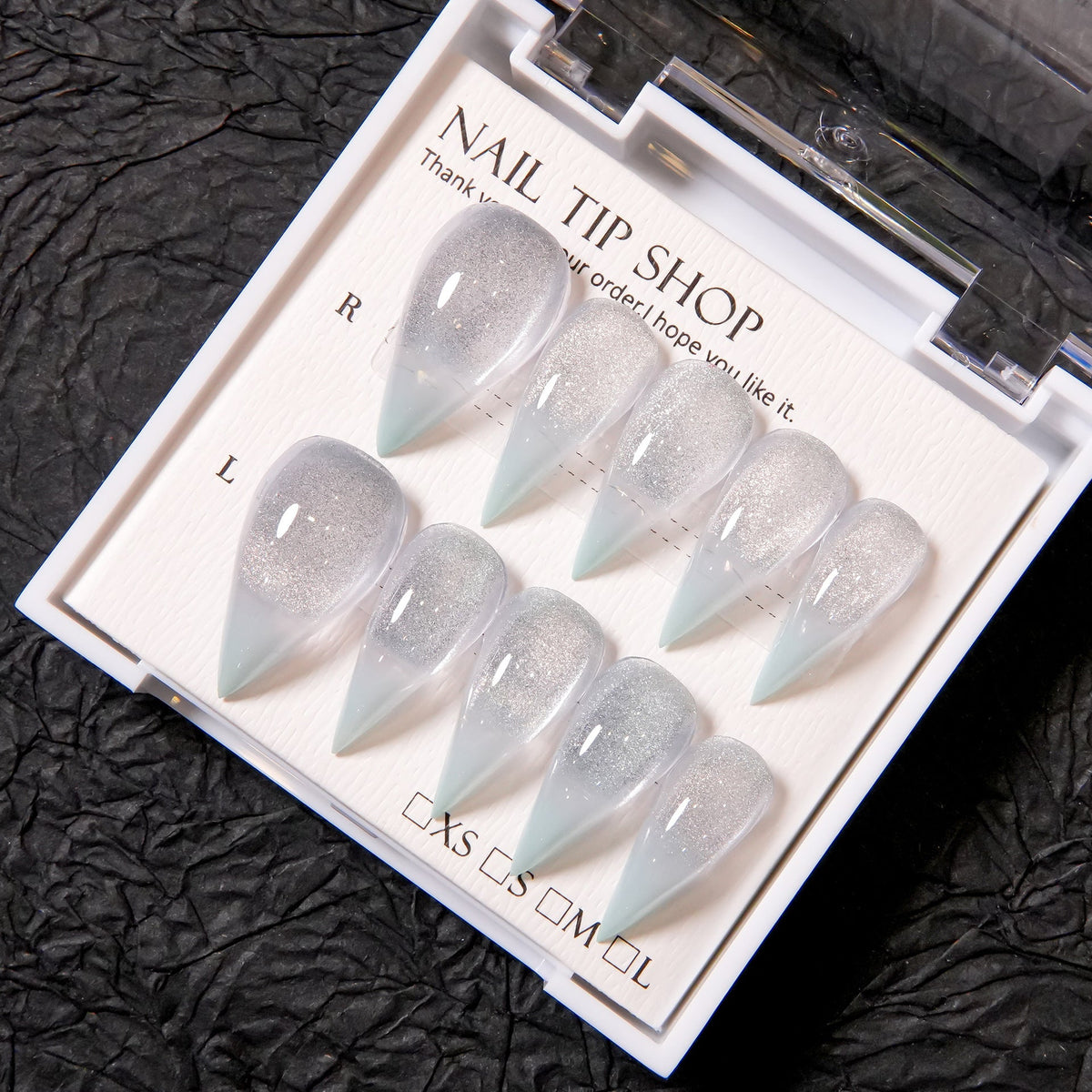 Glittering Stiletto Press-On Nail Set — product view 3