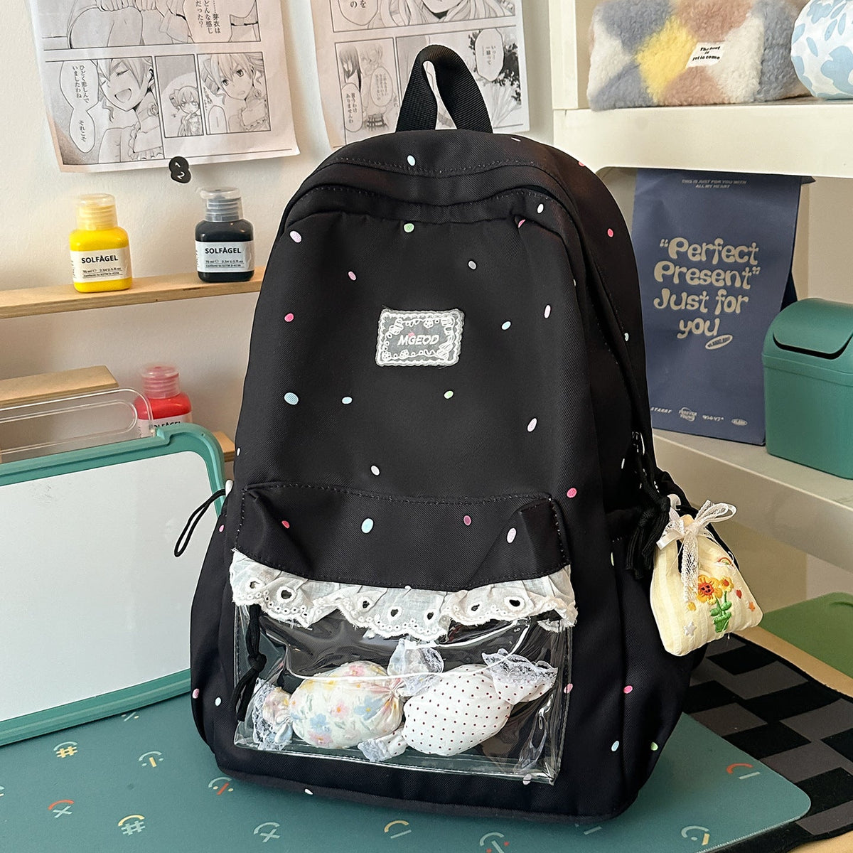 Cute Decorative Mini Backpack LoungeYard — product view 6