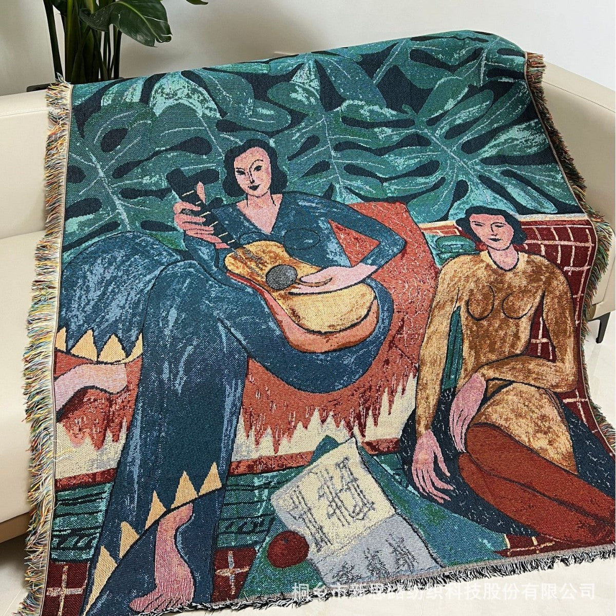 Decorative Art Throw Blanket — product view 1