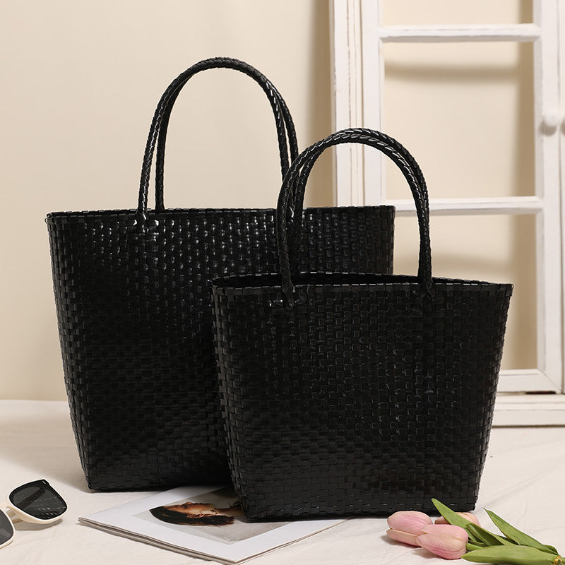 Braided Casual Shopper Bag LoungeYard — product view 3