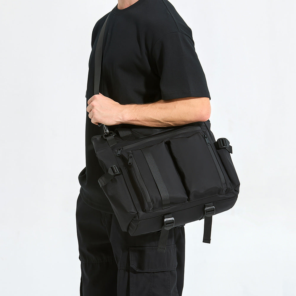Multi-Pocket Messenger Bag LoungeYard — product view 2