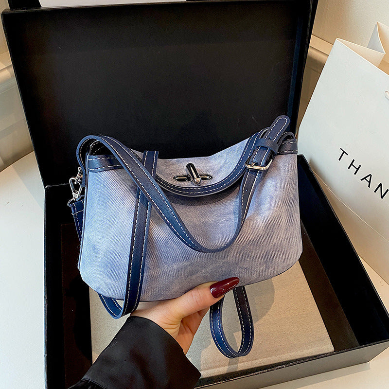 WoStylish Vintage Suede Hobo Bag LoungeYard — product view 2