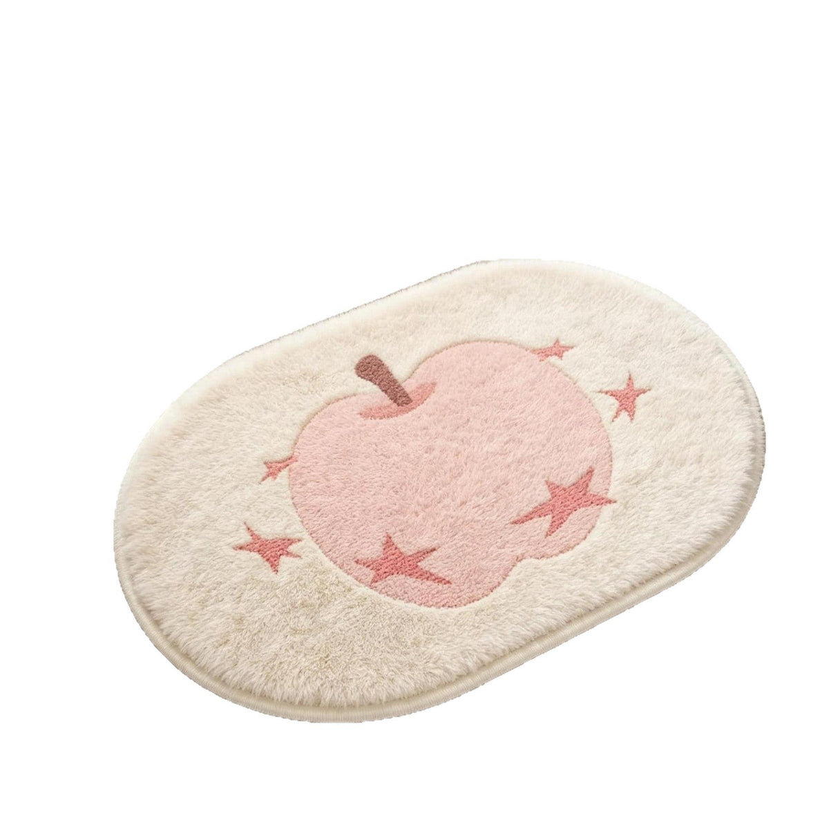 Apple-Themed Plush Bath Mat — product view 2