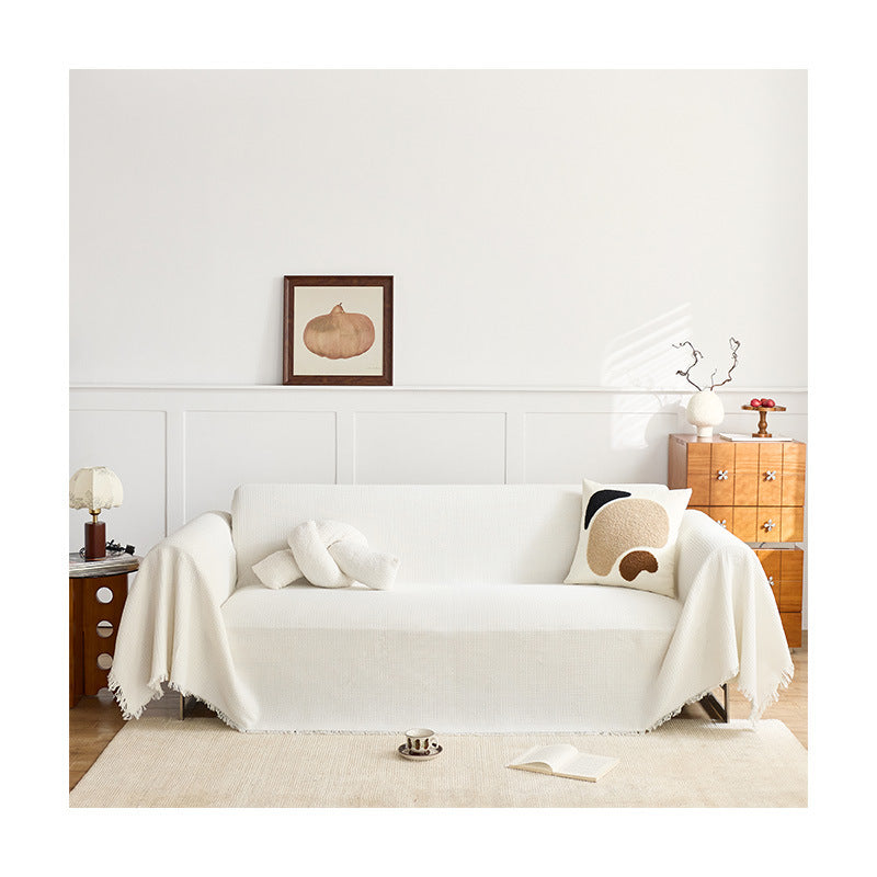 Textured Woven Sofa Throw Blanket — product view 2
