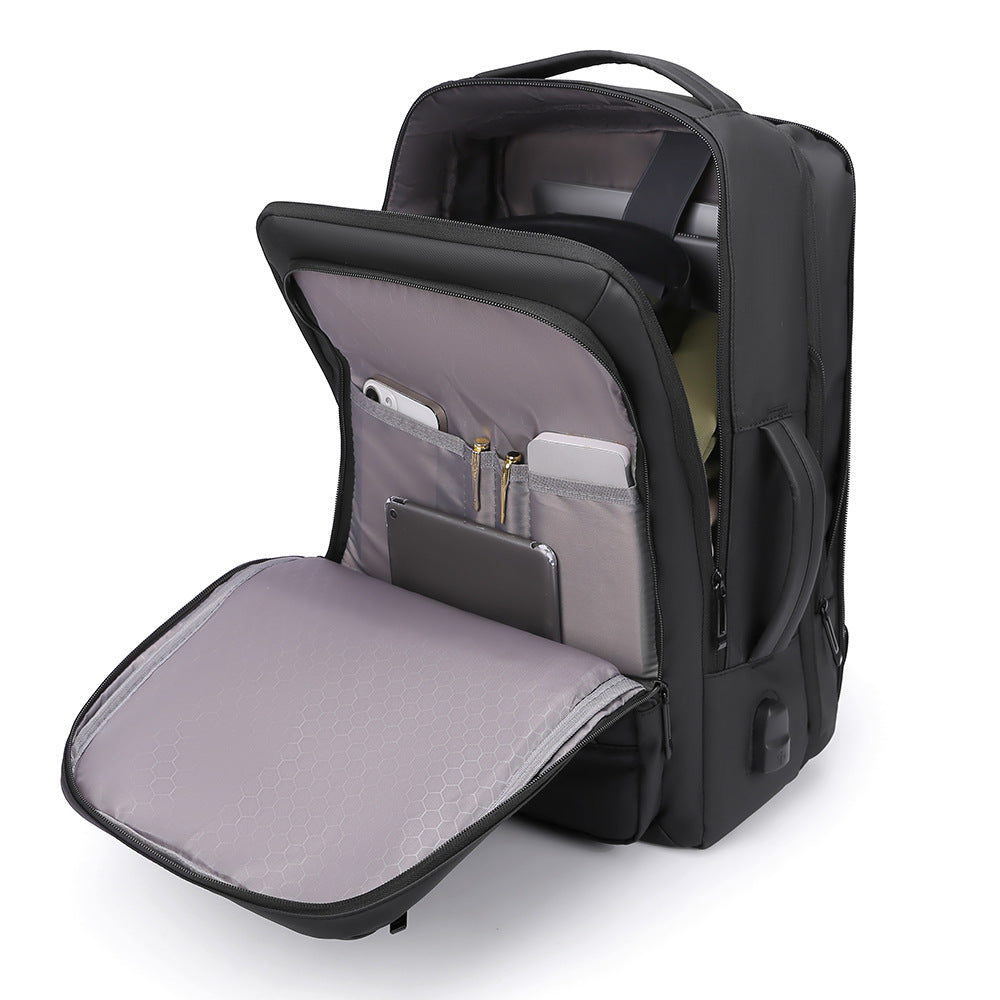 Modern Laptop Backpack with Secure Compartment System LoungeYard — product view 4