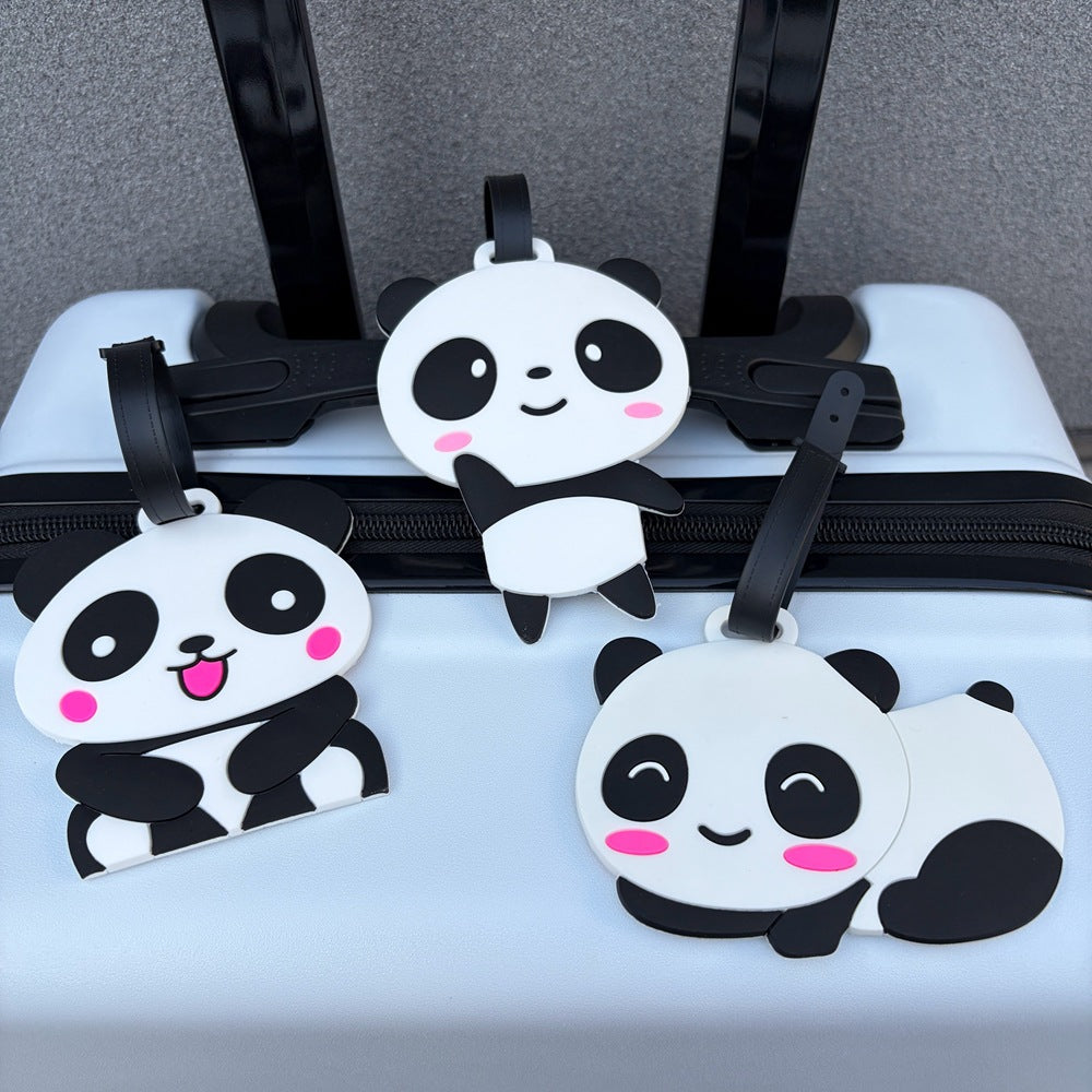 Panda-Themed Luggage Identifier LoungeYard — product view 1