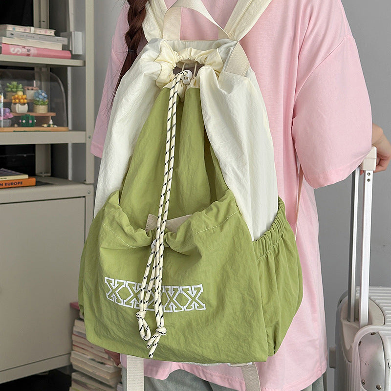 Folding Backpack with Adjustable Shoulder Straps LoungeYard — product view 3