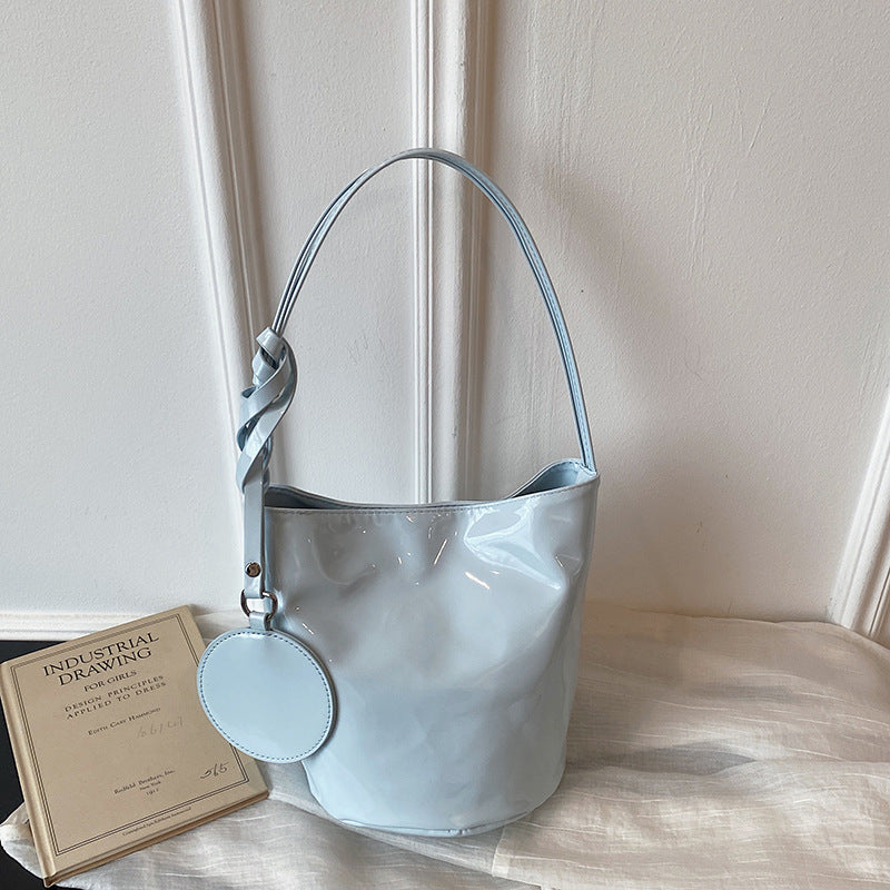 WoChic Patent Leather Bucket Bag LoungeYard — product view 4