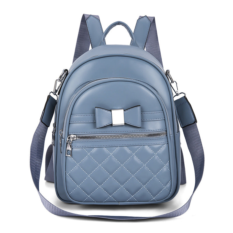 Bow Knot Quilted Backpack — product view 3