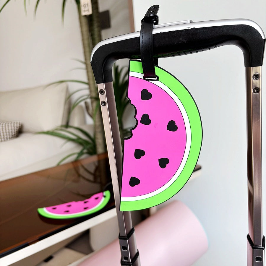 Watermelon Slice Luggage Tag LoungeYard — product view 3