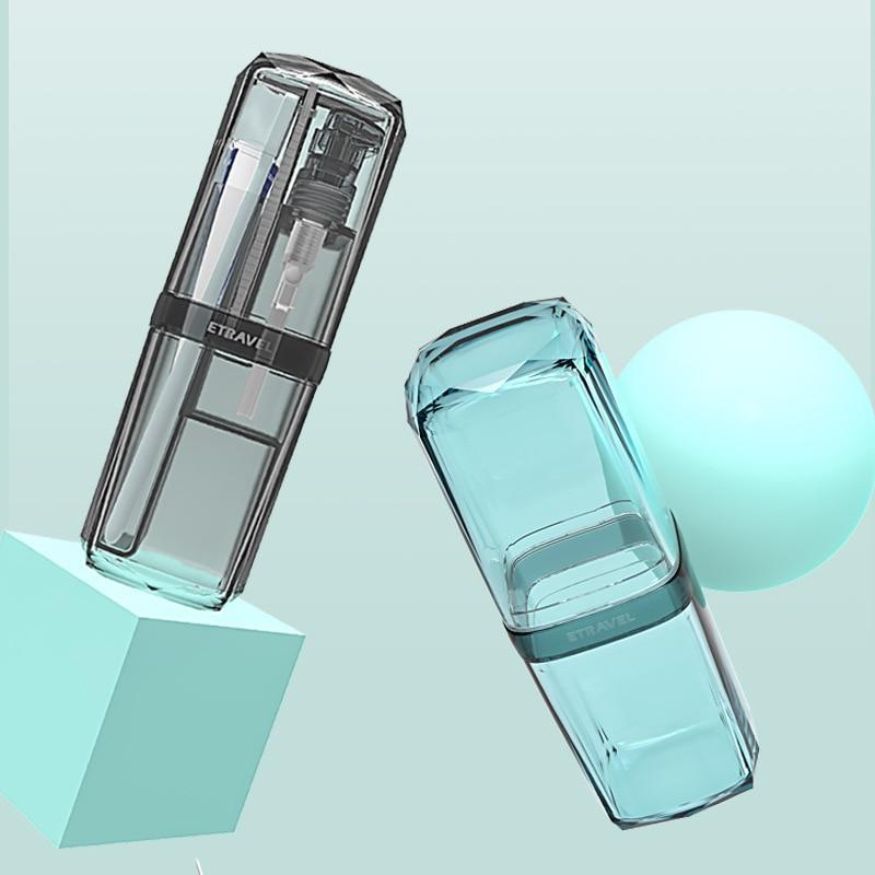 LoungeYard | IcoolGadget Travel Wash Cup Portable Travel Toiletries Toothpaste Toothbrush Partition Storage box Outdoor Bathroom Accessories Sets — product view 3