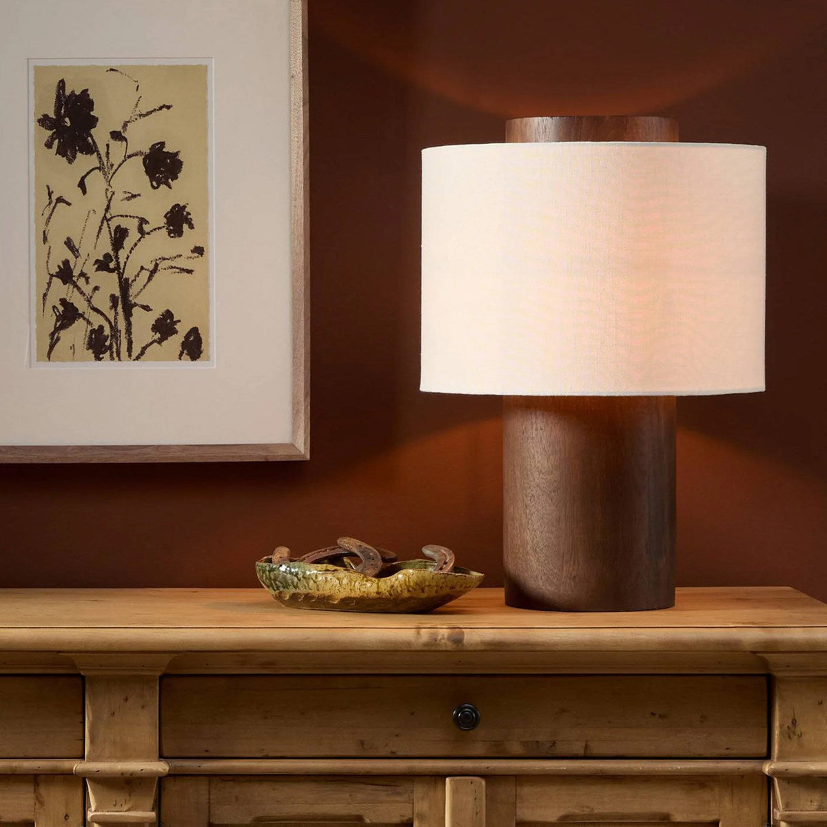 Oakes Wood Table Lamp — product view 5