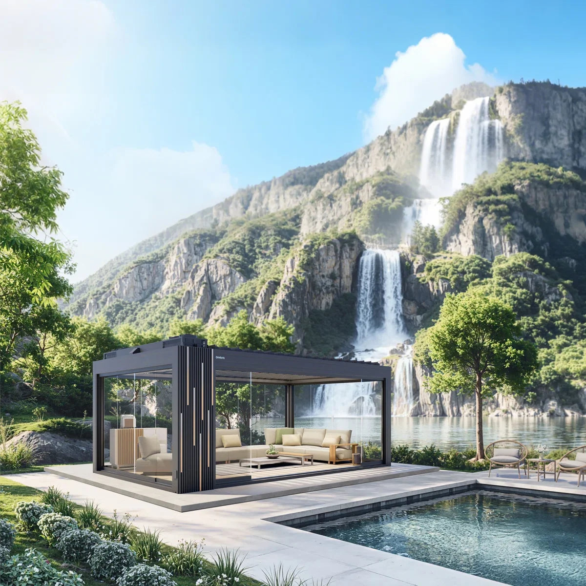 Ombra Smart Pergola A7 Art — product view 1