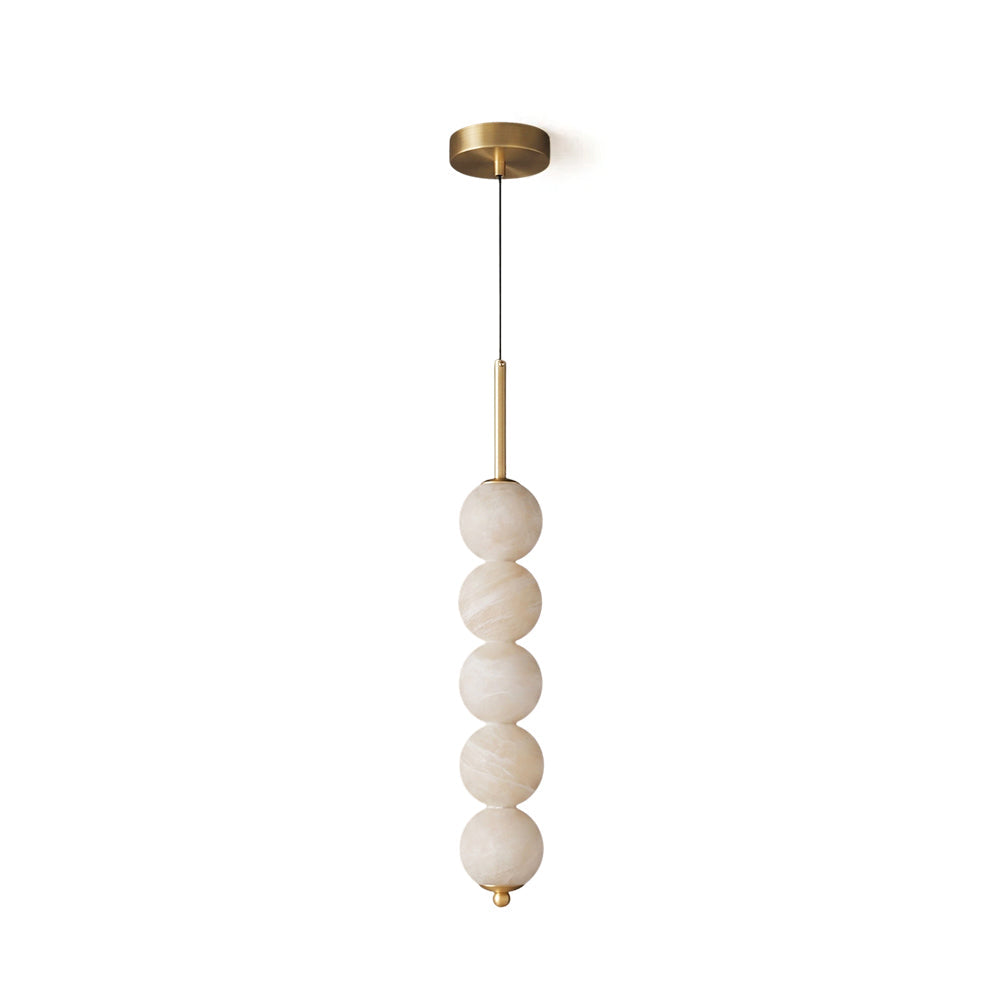 Orbet Alabaster Pendant Light — product view 1